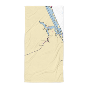 Lost River Marine (Stuart, FL) NOAA Chart Towel