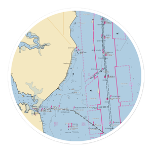 Reiver Yacht Basin Marina (Mobile, AL) NOAA Chart Sticker