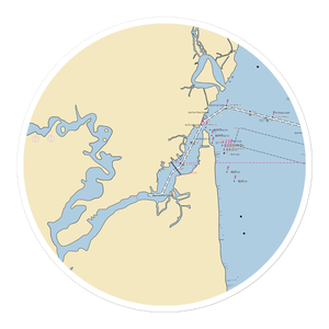 Fowl River Marina (Theodore, AL) NOAA Chart Sticker