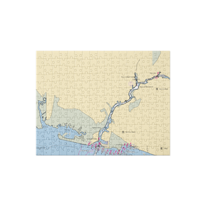 Master Marine Inc. (Bayou La Batre, AL) NOAA Chart Jigsaw Puzzle