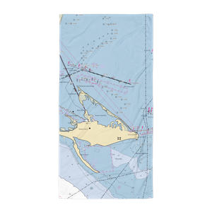 Dauphin Island Marina (Dauphin Island, AL) NOAA Chart Towel