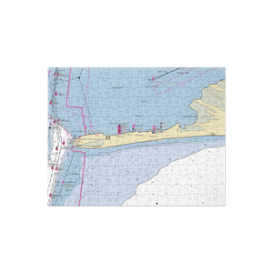 Fort Morgan Marina (Dauphin Island, AL) NOAA Chart Jigsaw Puzzle