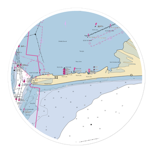 Fort Morgan Marina (Dauphin Island, AL) NOAA Chart Sticker