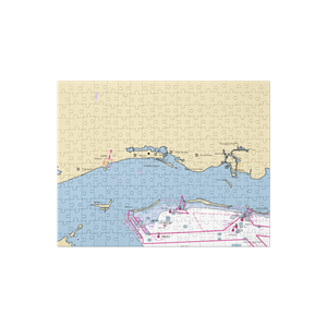 Keesler Outdoor Recreation (Biloxi, MS) NOAA Chart Jigsaw Puzzle