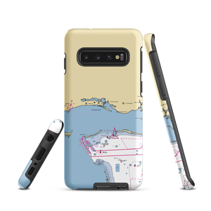 Fort Bayou Marina (Gautier, MS) NOAA Chart Samsung Phone Case