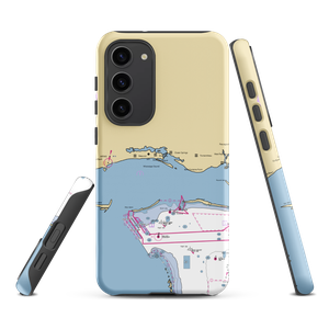 Fort Bayou Marina (Gautier, MS) NOAA Chart Samsung Phone Case