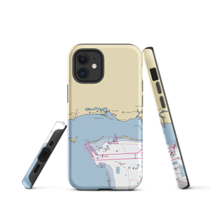 Sherman V. Canaan Back Bay Fishing Dock (Biloxi, MS) NOAA Chart  Tough iPhone Case