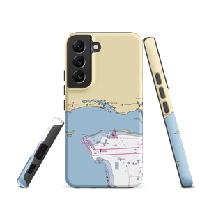 Ocean Springs Yacht Club (Biloxi, MS) NOAA Chart Samsung Phone Case