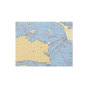 Pelican Point Marina (Biloxi, MS) NOAA Chart Jigsaw Puzzle