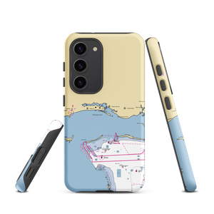 Ocean Springs Small Craft Harbor (Biloxi, MS) NOAA Chart Samsung Phone Case