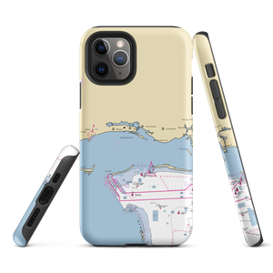 Ocean Springs Small Craft Harbor (Biloxi, MS) NOAA Chart  Tough iPhone Case