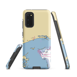 Captain's Wharf Marina (Gulfport, MS) NOAA Chart Samsung Phone Case