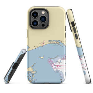 Captain's Wharf Marina (Gulfport, MS) NOAA Chart  Tough iPhone Case