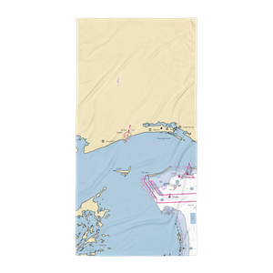 River's Bend Marina (Gulfport, MS) NOAA Chart Towel