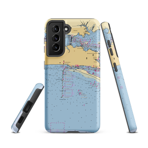 Biloxi Commercial Dock (Biloxi, MS) NOAA Chart Samsung Phone Case