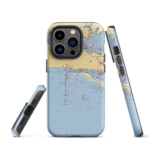 Biloxi Commercial Dock (Biloxi, MS) NOAA Chart  Tough iPhone Case