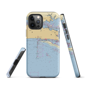 Biloxi Commercial Dock (Biloxi, MS) NOAA Chart  Tough iPhone Case