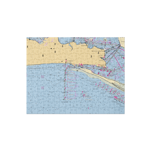 Biloxi Commercial Dock (Biloxi, MS) NOAA Chart Jigsaw Puzzle