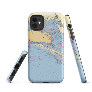 Biloxi Schooner Pier (Biloxi, MS) NOAA Chart  Tough iPhone Case