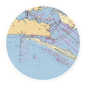 Biloxi Schooner Pier (Biloxi, MS) NOAA Chart Sticker