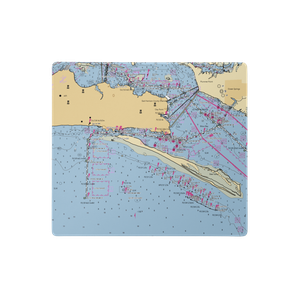 Point Cadet Marina (Biloxi, MS) NOAA Chart  Gaming Mouse Pad