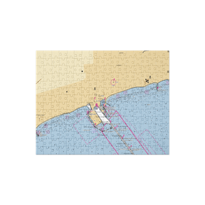 Gulfport Municipal Marina (Gulfport, MS) NOAA Chart Jigsaw Puzzle