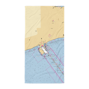 Gulfport Municipal Marina (Gulfport, MS) NOAA Chart Towel