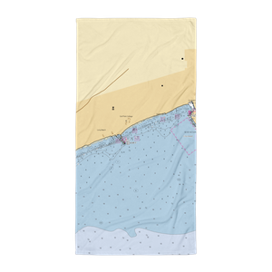 Long Beach Harbor (Long Beach, MS) NOAA Chart Towel