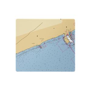 Long Beach Harbor (Long Beach, MS) NOAA Chart  Gaming Mouse Pad