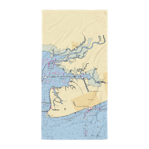 Sunset Landing Marina & Dry Storage (Pass Christian, MS) NOAA Chart Towel