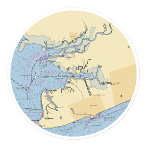 Sunset Landing Marina & Dry Storage (Pass Christian, MS) NOAA Chart Sticker