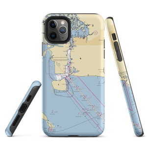 Pascagoula Inner Harbor Marina (Escatawpa, MS) NOAA Chart  Tough iPhone Case