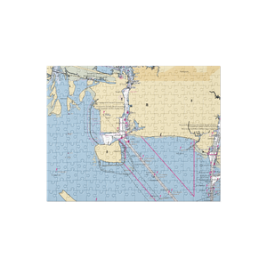 Pascagoula Inner Harbor Marina (Escatawpa, MS) NOAA Chart Jigsaw Puzzle