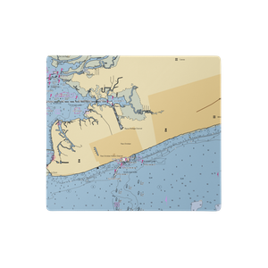 Pass Christian Yacht Works (Long Beach, MS) NOAA Chart  Gaming Mouse Pad