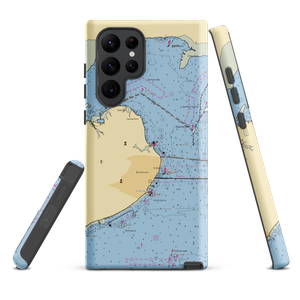 Bay-Waveland Yacht Club (Waveland, MS) NOAA Chart Samsung Phone Case