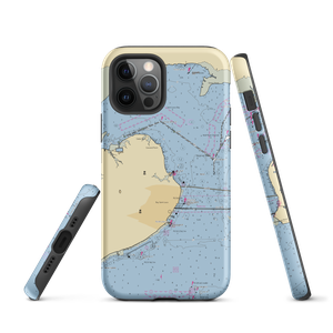 Bay-Waveland Yacht Club (Waveland, MS) NOAA Chart  Tough iPhone Case