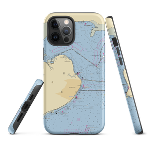 Bay-Waveland Yacht Club (Waveland, MS) NOAA Chart  Tough iPhone Case