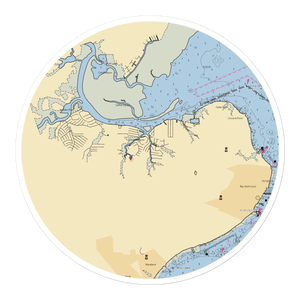 Bay Marina (Waveland, MS) NOAA Chart Sticker