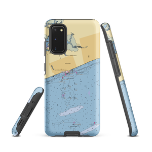 Pass Christian Harbor (Long Beach, MS) NOAA Chart Samsung Phone Case