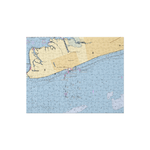 Pass Christian Harbor (Long Beach, MS) NOAA Chart Jigsaw Puzzle