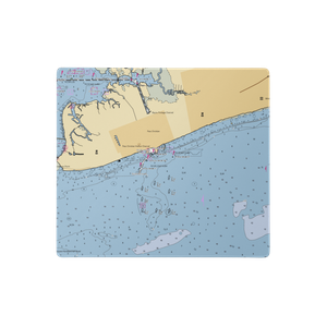 Pass Christian Harbor (Long Beach, MS) NOAA Chart  Gaming Mouse Pad