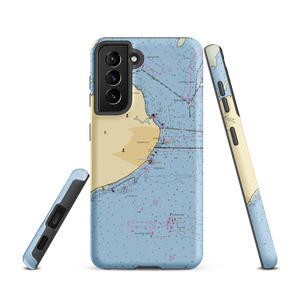 Bay Saint Louis Municipal Harbor (Waveland, MS) NOAA Chart Samsung Phone Case