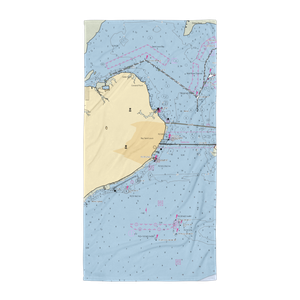 Bay Saint Louis Municipal Harbor (Waveland, MS) NOAA Chart Towel