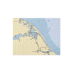 Paradise Acres Campground & Marina (Elmore, OH) NOAA Chart Jigsaw Puzzle