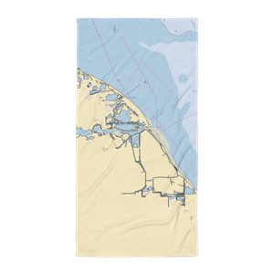 Paradise Acres Campground & Marina (Elmore, OH) NOAA Chart Towel