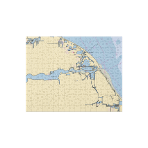 Floro's Marina (Elmore, OH) NOAA Chart Jigsaw Puzzle