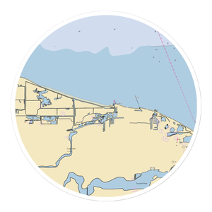 Turtle Creek Marina & Campground (Elmore, OH) NOAA Chart Sticker