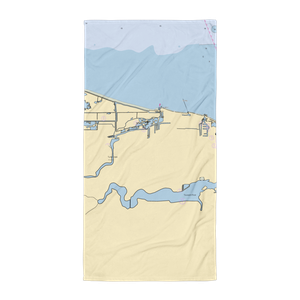 Inland Marina & Mobile Home Park (Elmore, OH) NOAA Chart Towel