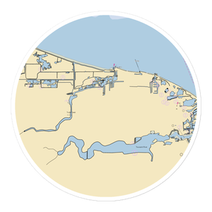 Inland Marina & Mobile Home Park (Elmore, OH) NOAA Chart Sticker