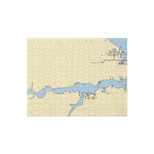 Portage View (Lacarne, OH) NOAA Chart Jigsaw Puzzle